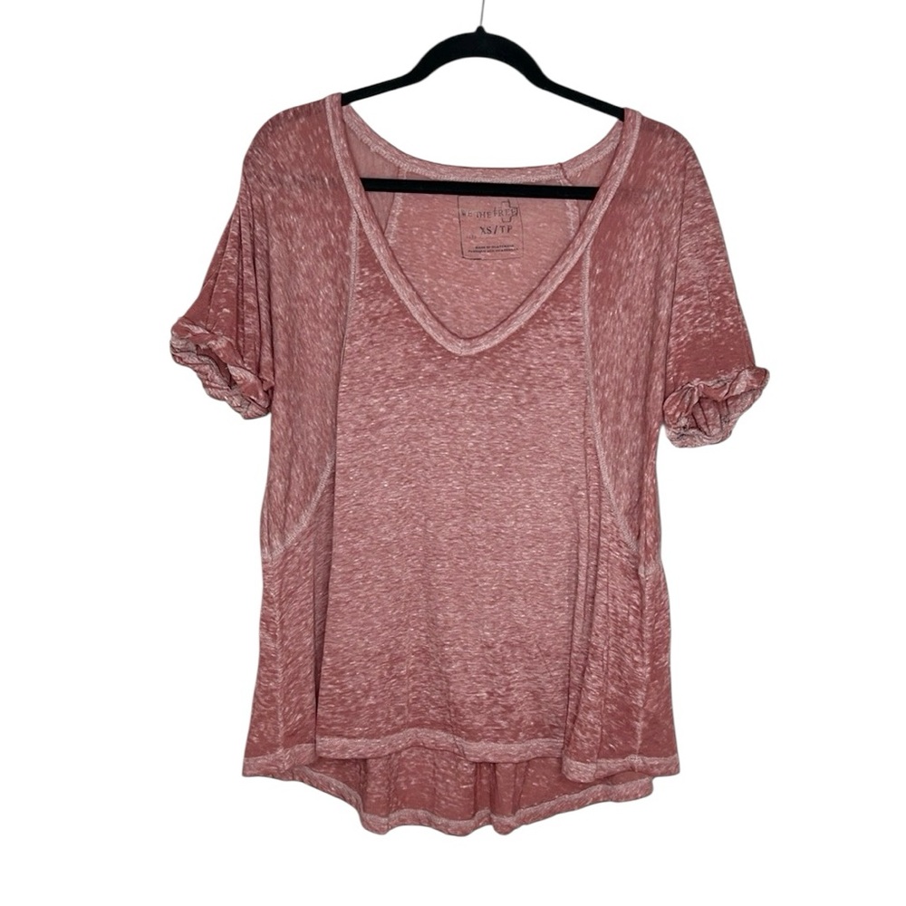 We The Free Free Falling V Neck Burnout Tee size XS